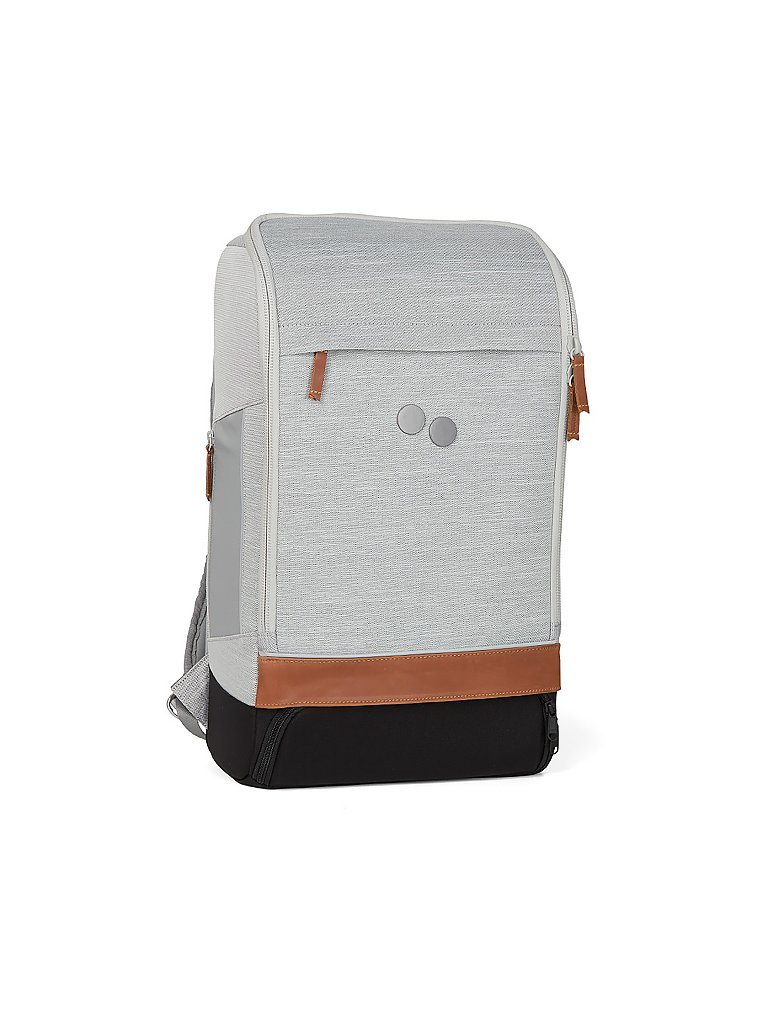 PINQPONQ Rucksack Cubik Grand Vegan Leather grau