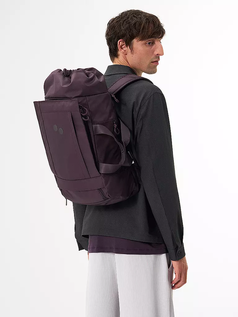 PINQPONQ | Rucksack Block Medium 30L | dunkelrot