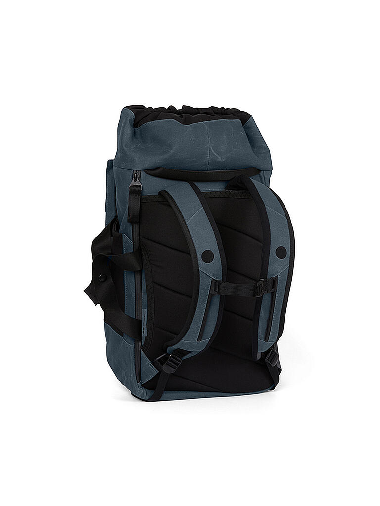 PINQPONQ | Rucksack Blok Medium Coated Blue | blau