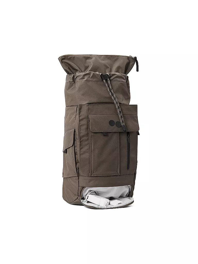 PINQPONQ | Rucksack Blok Medium Construct Pure Woven 30-32L | braun