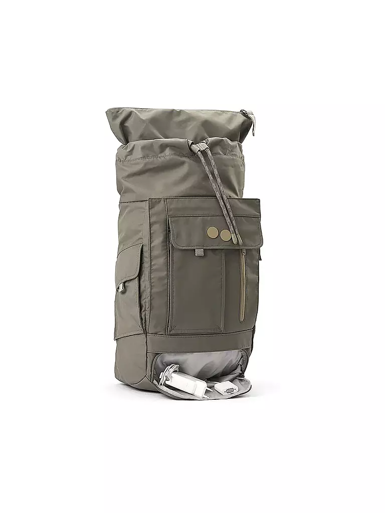 PINQPONQ | Rucksack Blok Medium Construct Pure Woven 30-32L | olive