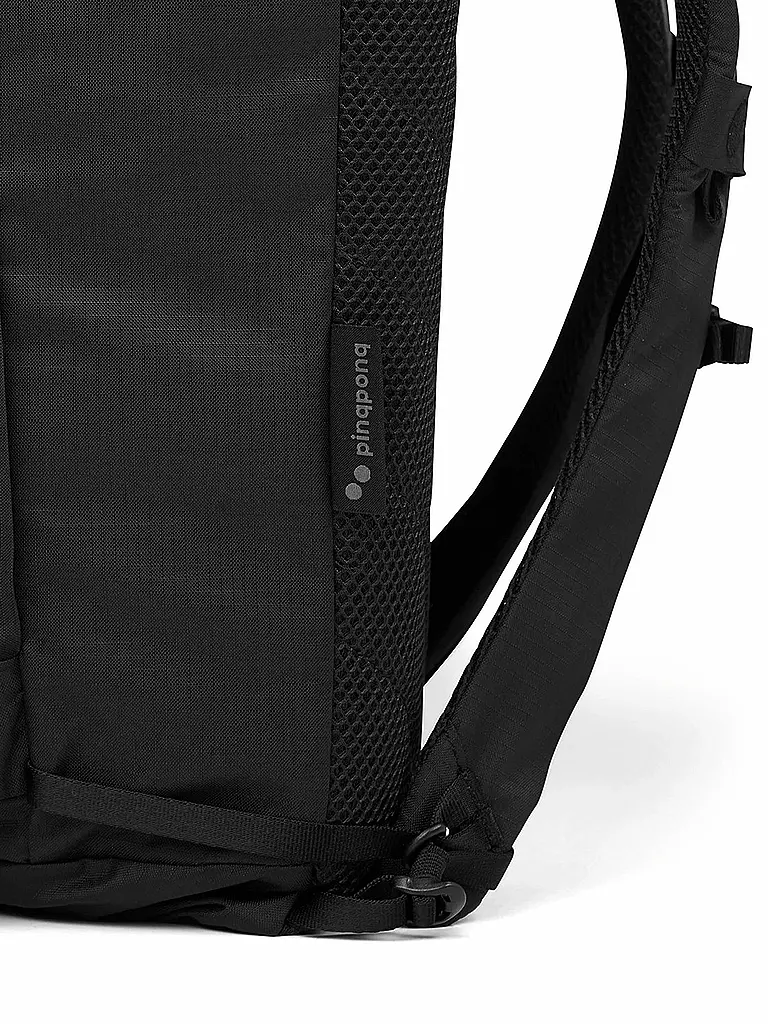 PINQPONQ | Rucksack Dukek Ripstop Nylon | schwarz