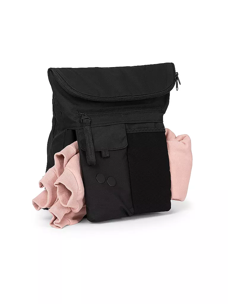 PINQPONQ | Rucksack Klak Construct 13 bis 18L | schwarz