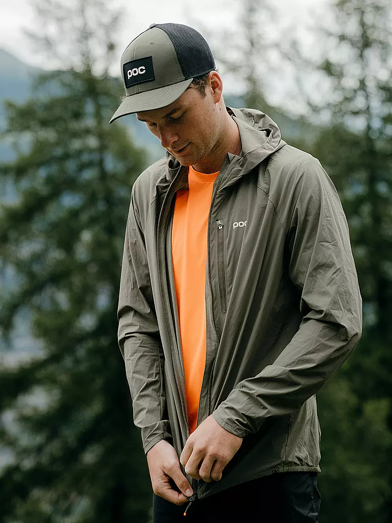 POC | Herren Rad Windjacke Motion Wind | grün