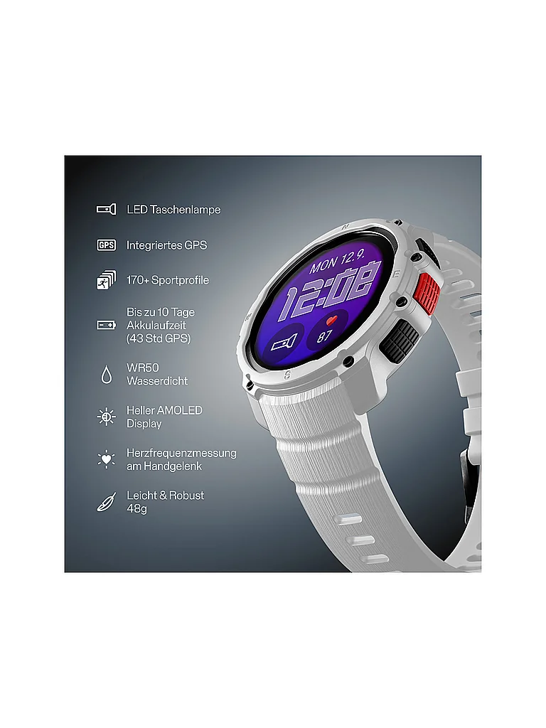 POLAR Outdoor-Multisportuhr Street X weiss — Bild 3