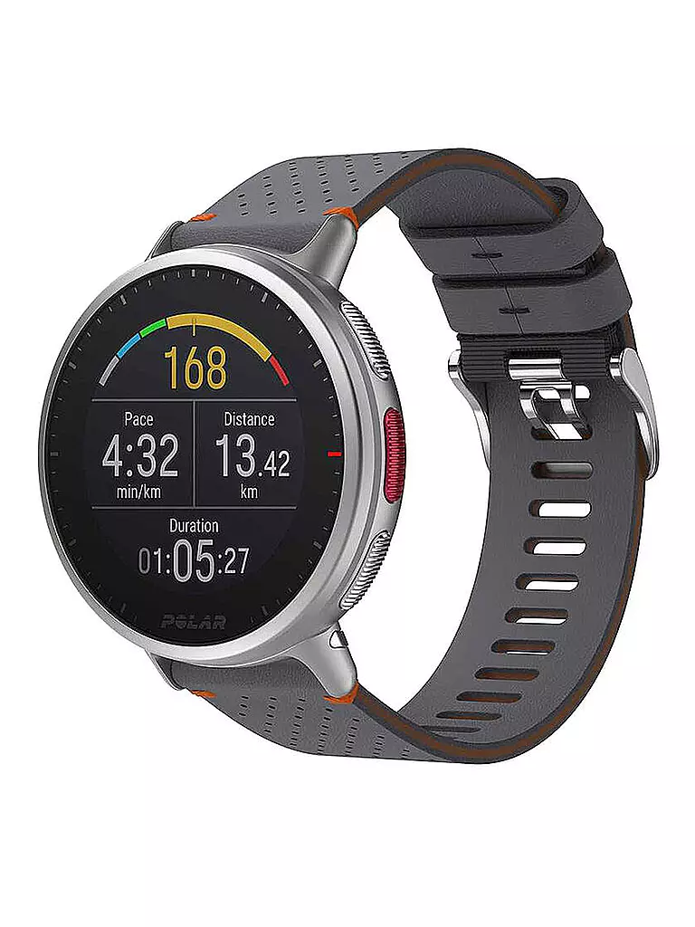 POLAR | GPS-Multisportuhr Vantage V2 Shift M/L | grau