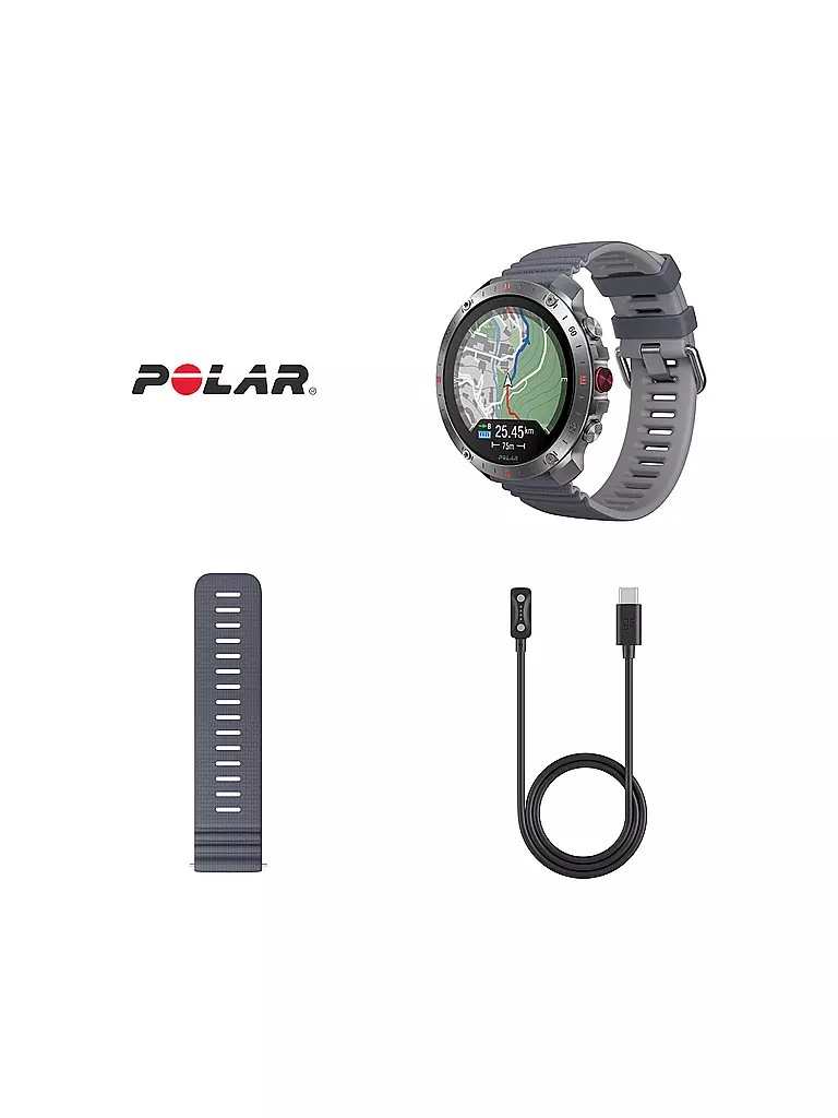 POLAR | Outdoor-Multisportuhr Grit X2 Pro | schwarz
