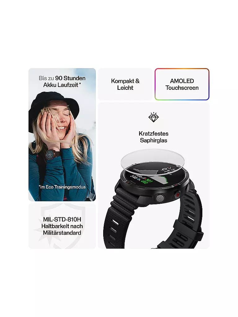 POLAR | Outdoor-Multisportuhr Grit X2 S-L | braun
