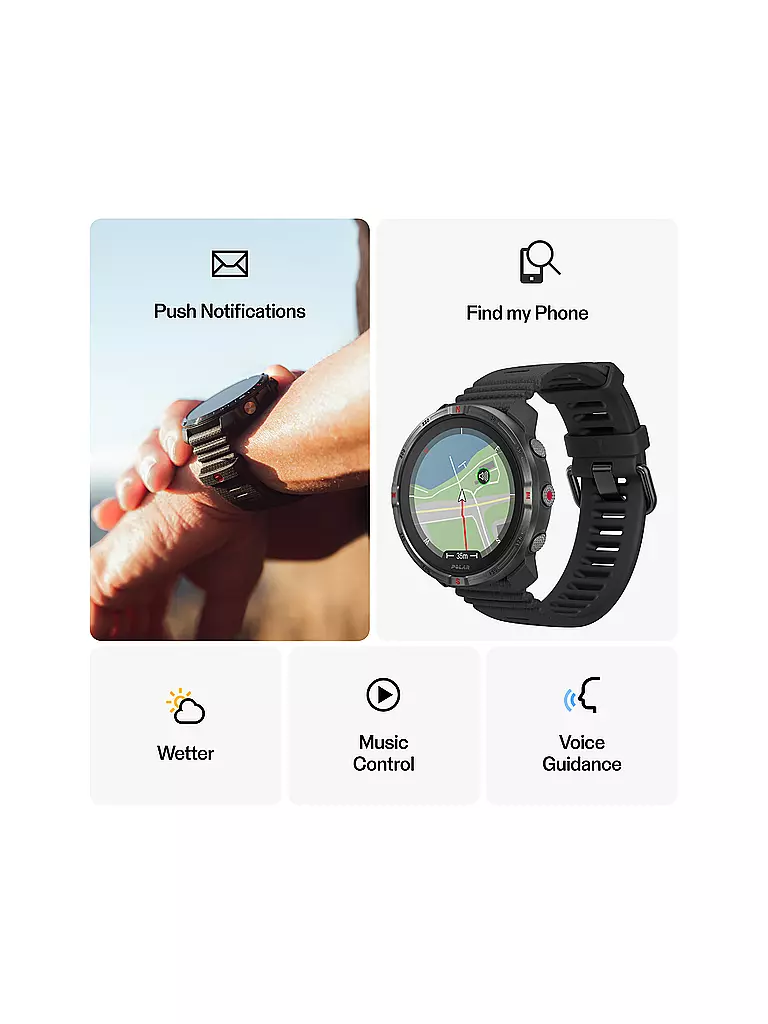 POLAR | Outdoor-Multisportuhr Grit X2 S-L | braun