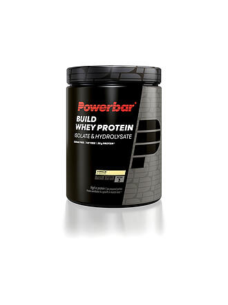 POWER BAR | Getränkepulver Build Whey Protein Isolate & Hydroisolate Pulver 550g Vanille
