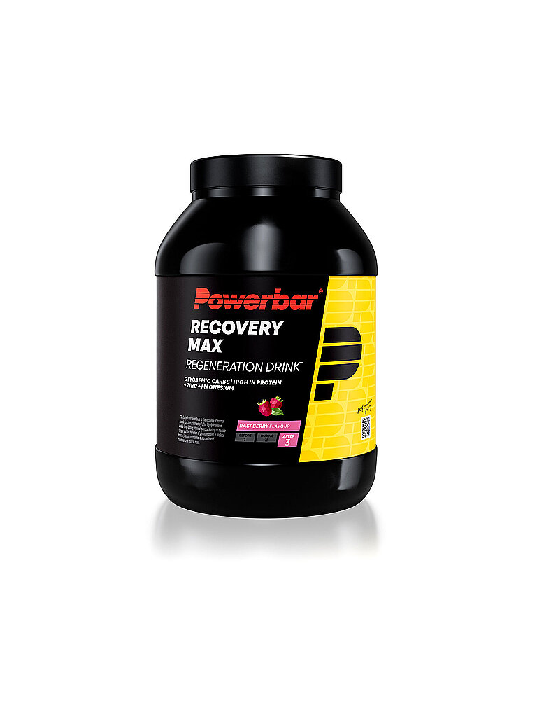 POWER BAR Kohlenhydrat-Eiweiß-Getränkepulver Recovery Max Raspberry 1144g bunt — Bild 2