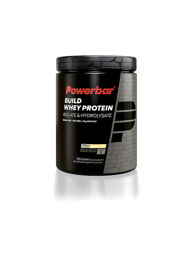 POWER BAR Getränkepulver Build Whey Protein Isolate & Hydroisolate Pulver 550g Vanille bunt — Bild 2