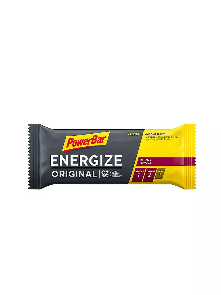POWER BAR | Energieriegel Energize Original Berry 55g | gelb