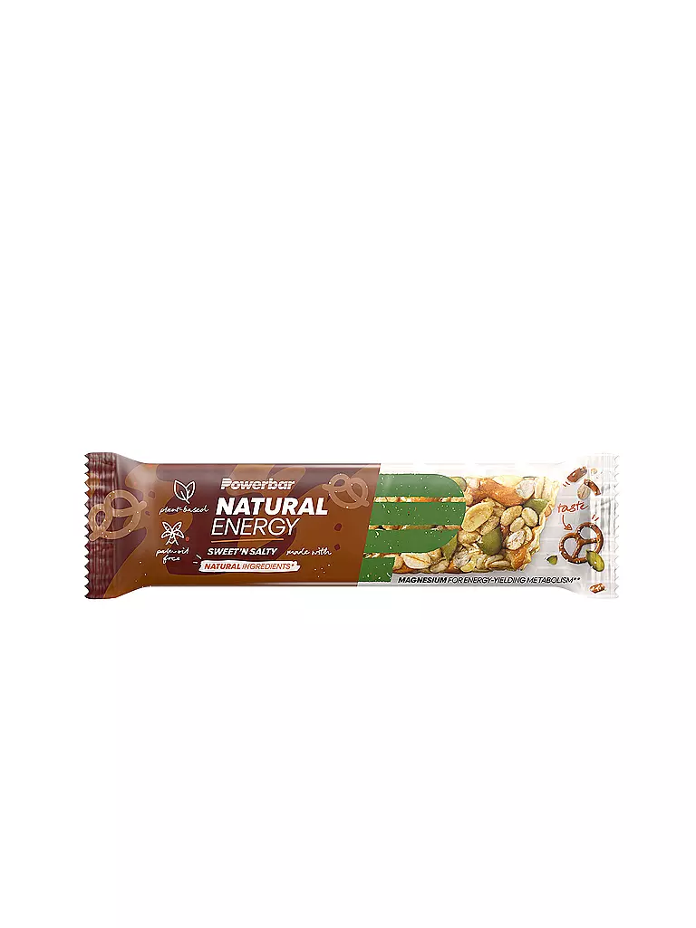 POWER BAR | Energieriegel Natural Energy Cereal Sweet'n Salty 40g | dunkelrot