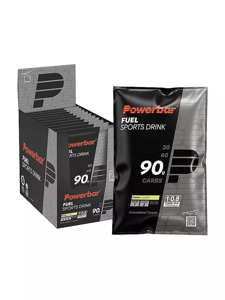 POWER BAR | Getränkepulver Fuel Sports Drink Lemon | schwarz