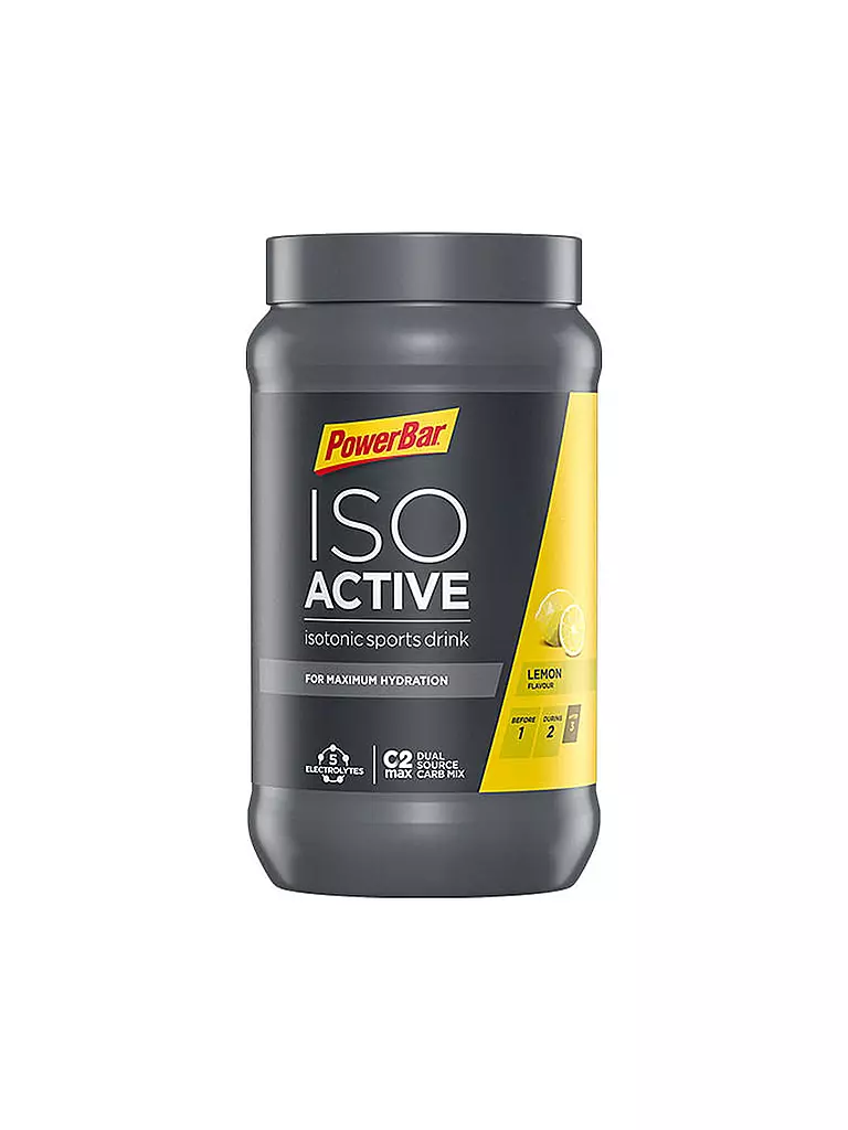 POWER BAR | Isotonisches Getränkepulver Isoactive Lemon 600g | keine Farbe