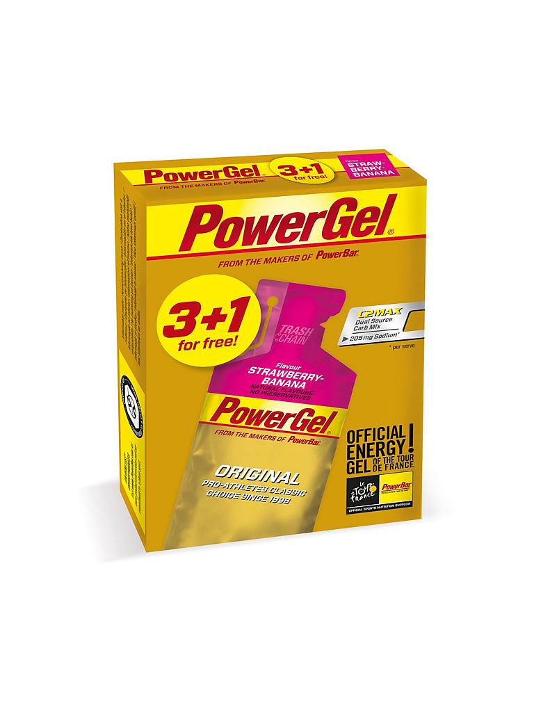 POWER BAR | Multipack Power Gel Strawberry/Banana 3+1 gratis | lila