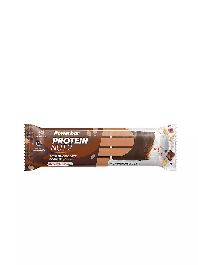 POWER BAR | Protein Nut2 Riegel Milk Chocolate Peanut 45g | blau
