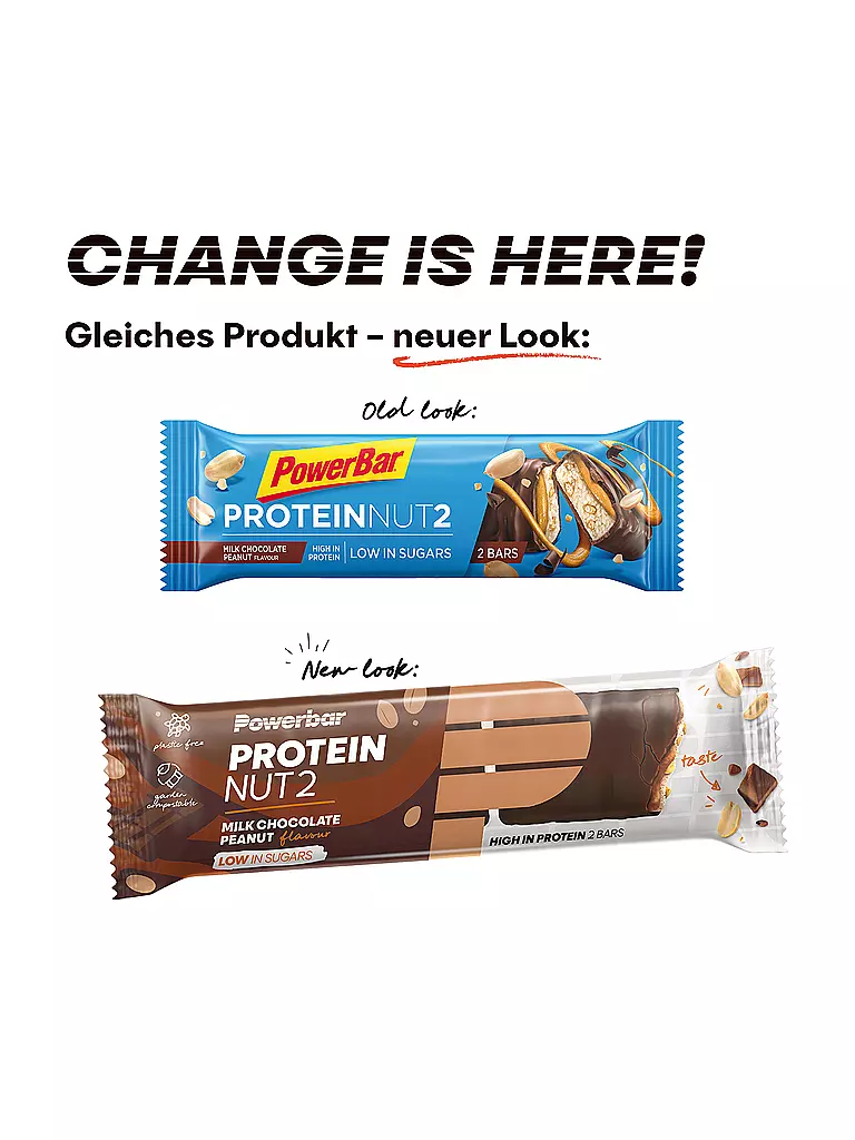 POWER BAR | Protein Nut2 Riegel Milk Chocolate Peanut 45g | bunt