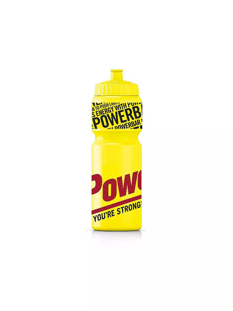 POWER BAR | Trinkflasche 750ml inkl. Neckhanger | gelb
