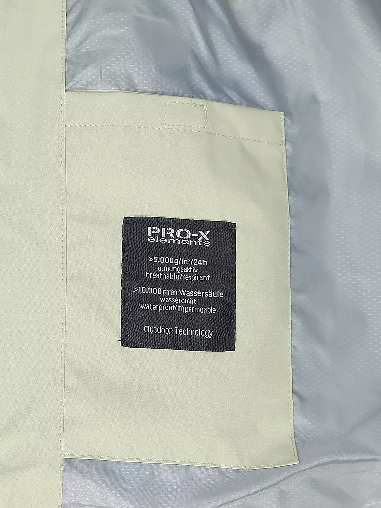 PRO-X ELEMENTS | Damen Regenjacke Carrie A-C | hellgrün