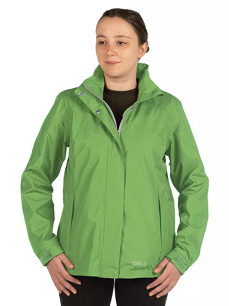 PRO-X ELEMENTS | Damen Regenjacke Carrie A-D | grün