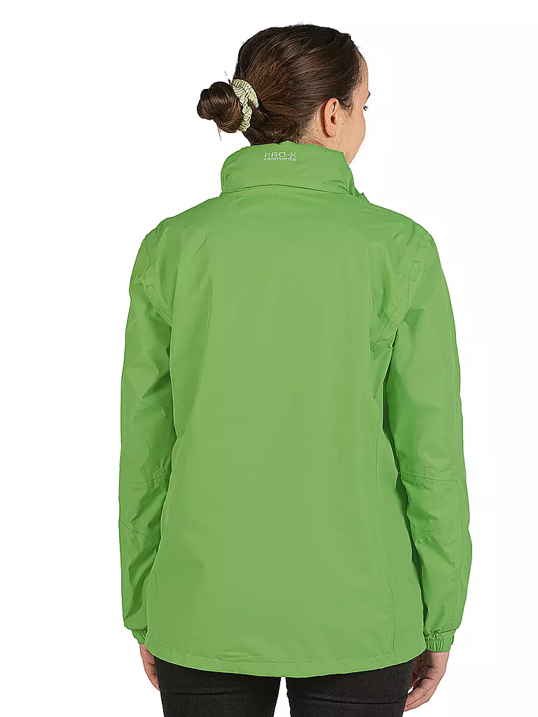 PRO-X ELEMENTS | Damen Regenjacke Carrie A-D | türkis