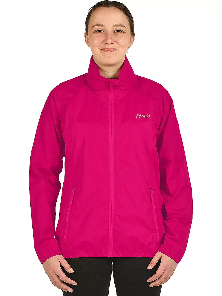 PRO-X ELEMENTS | Damen Regenjacke Packable | beere