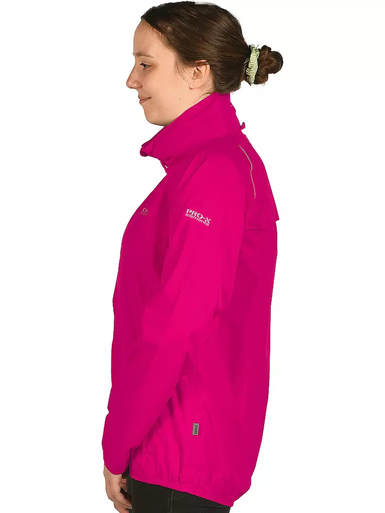 PRO-X ELEMENTS | Damen Regenjacke Packable | schwarz