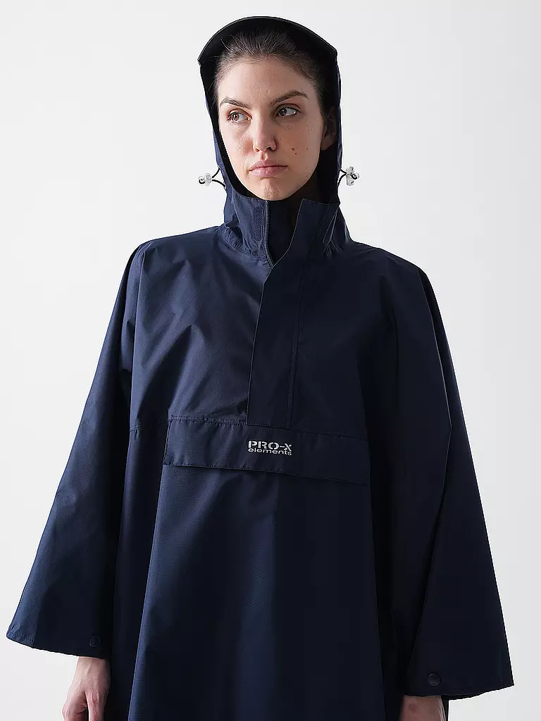 PRO-X ELEMENTS | Erwachsenen Poncho High Peak | dunkelblau