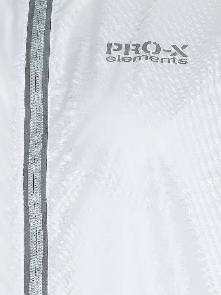 PRO-X ELEMENTS | Herren Rad Regenjacke XL&D+Visible Protection Trient | transparent