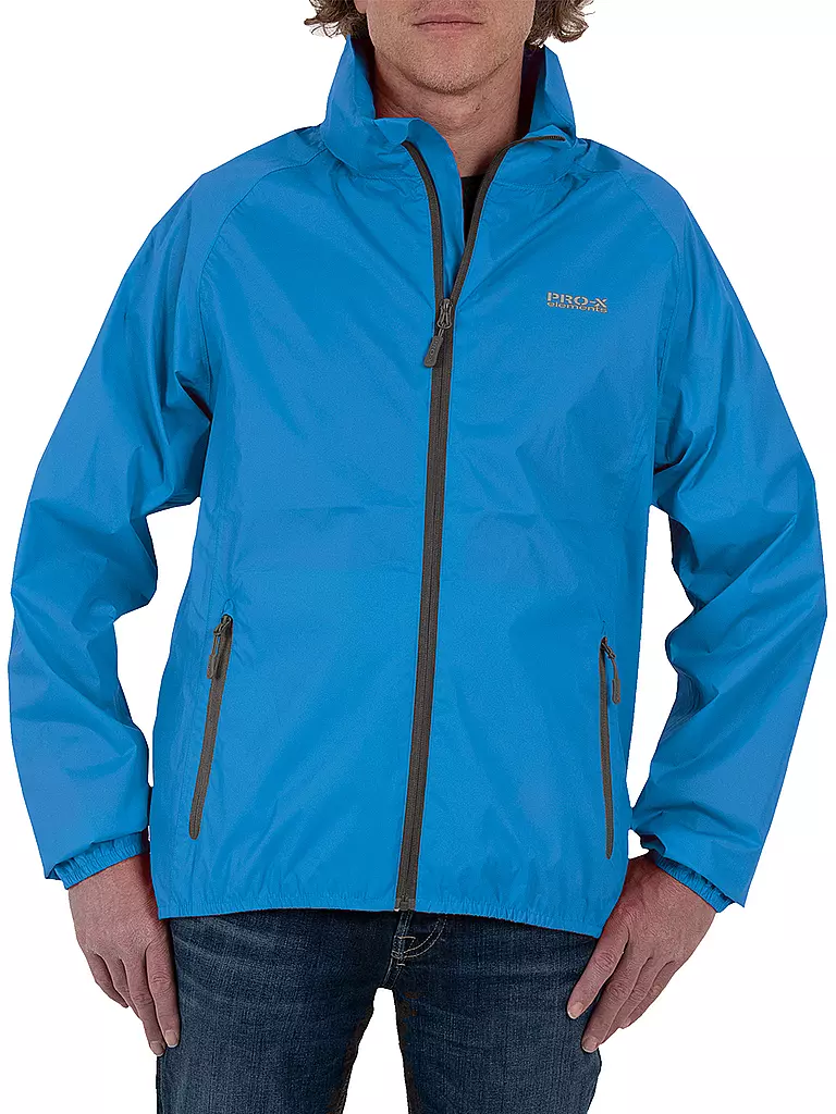 PRO-X ELEMENTS | Herren Regenjacke Packable | blau