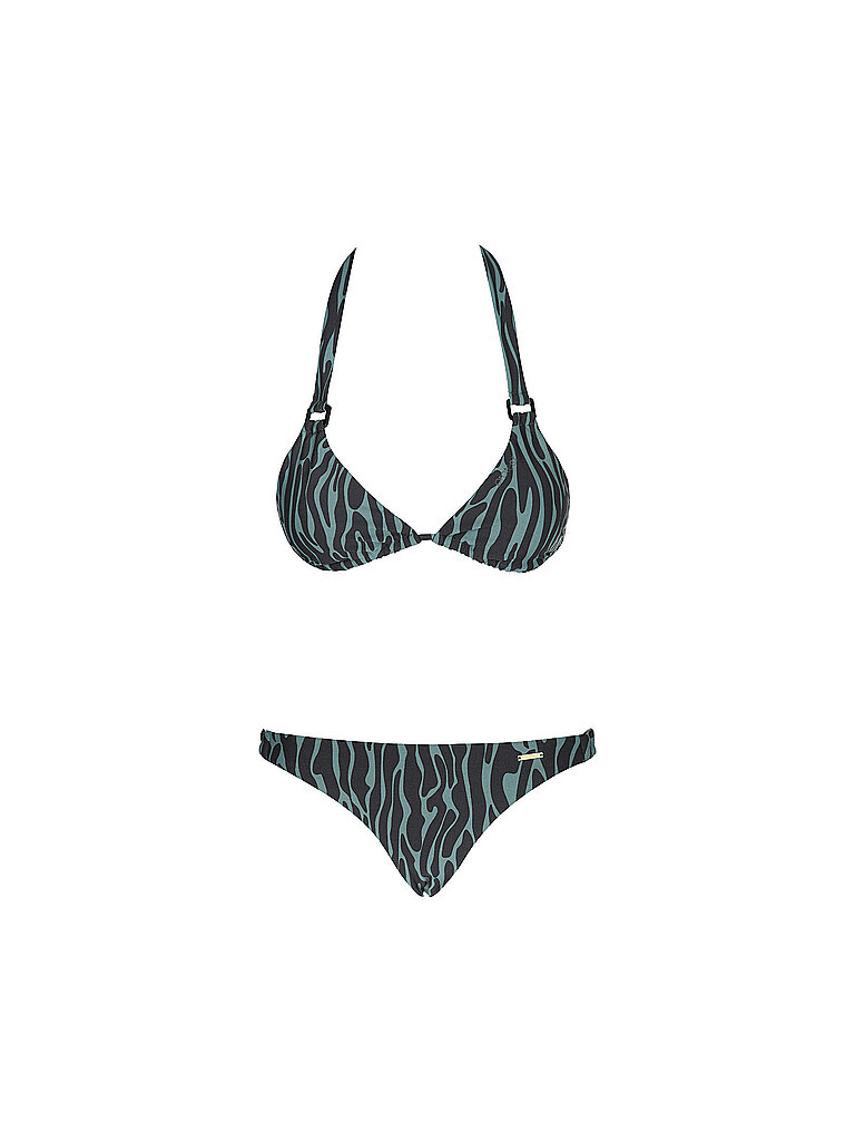 PROTEST Damen Bikini PRTDate Zebra Triangel petrol | M