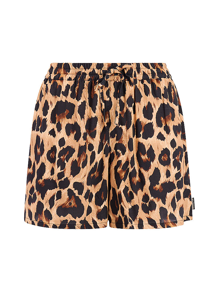 PROTEST Damen Beachshorts PRTFact Leopard camel | S