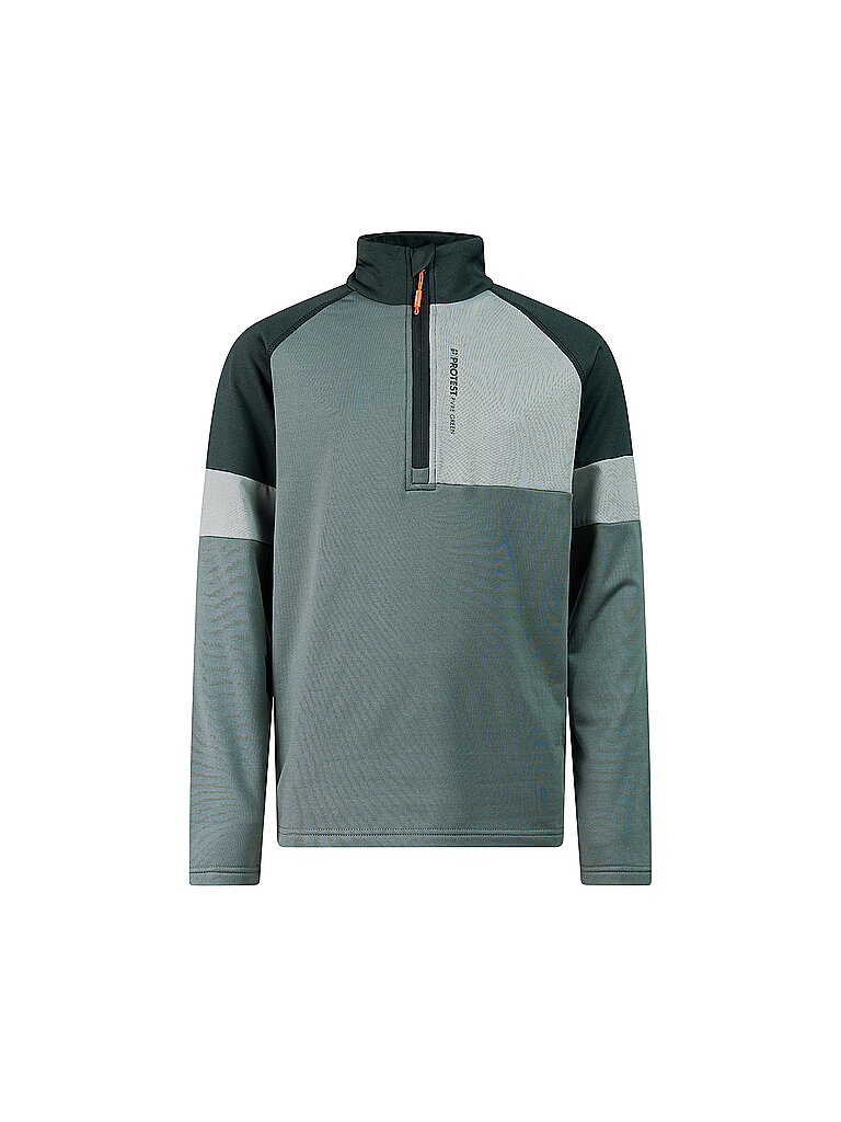 PROTEST Kinder Unterzieh Zipshirt PRTJohnson JR grün | 128