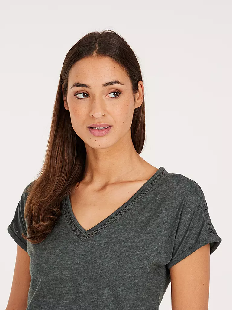 PROTEST | Damen T-Shirt PRTMONDAYS  | dunkelgrün