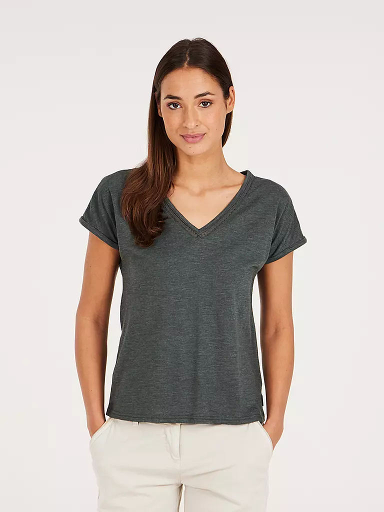 PROTEST | Damen T-Shirt PRTMONDAYS  | dunkelgrün