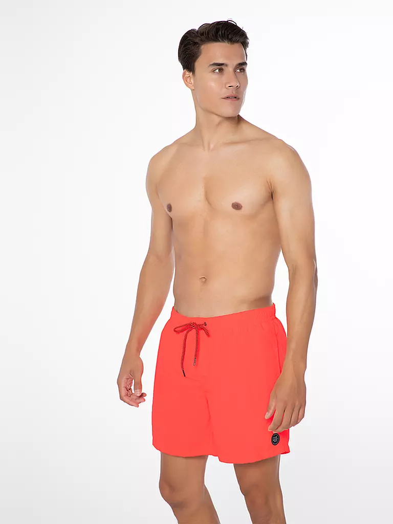 PROTEST | Herren Badeshort FASTER | pink