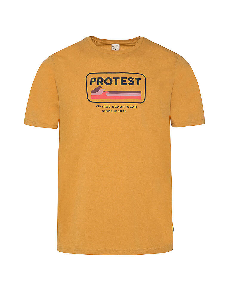PROTEST | Herren Beachshirt Prtcaarlo  | gelb