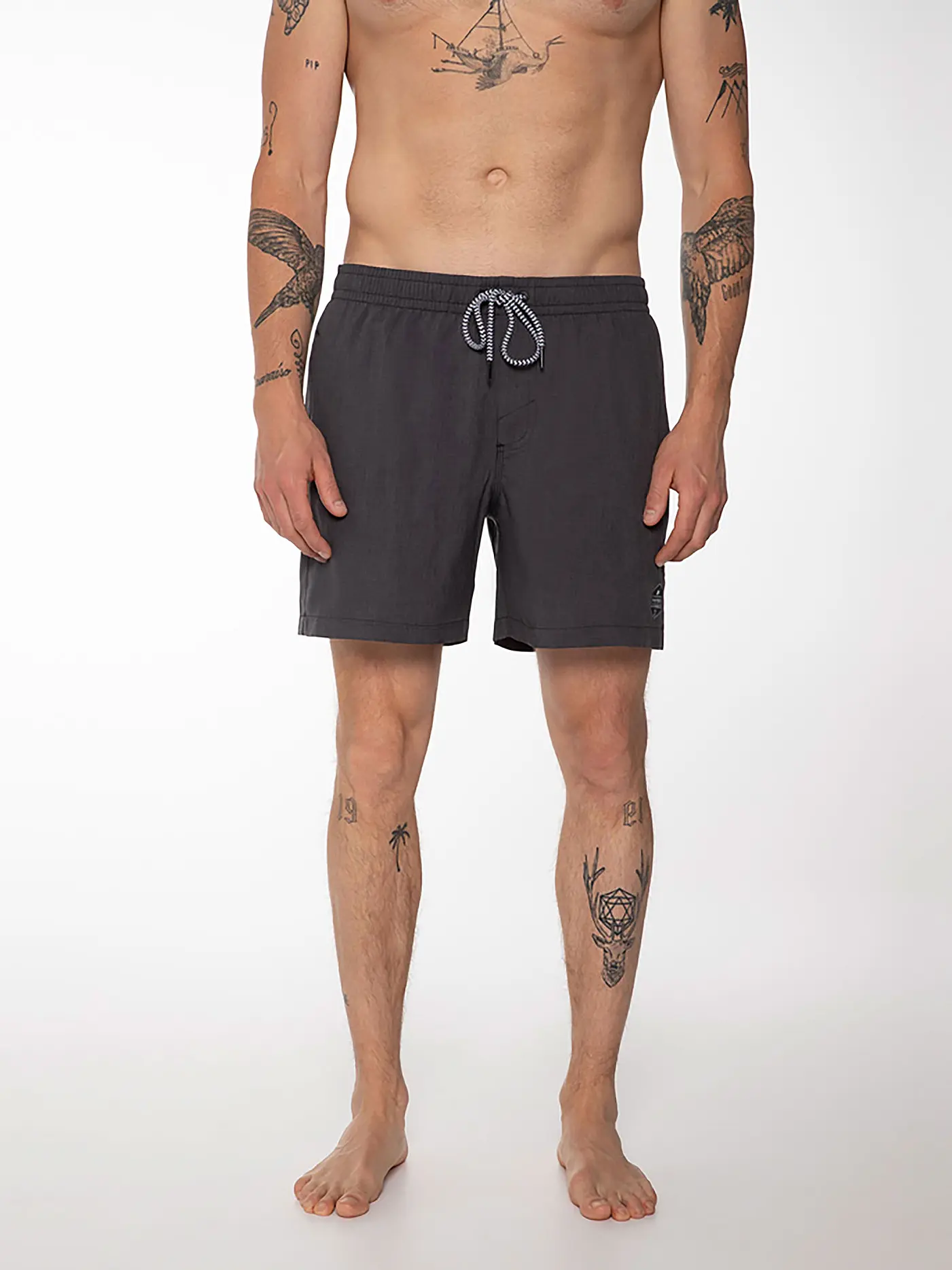 PROTEST | Herren Beachshort Davey  | schwarz