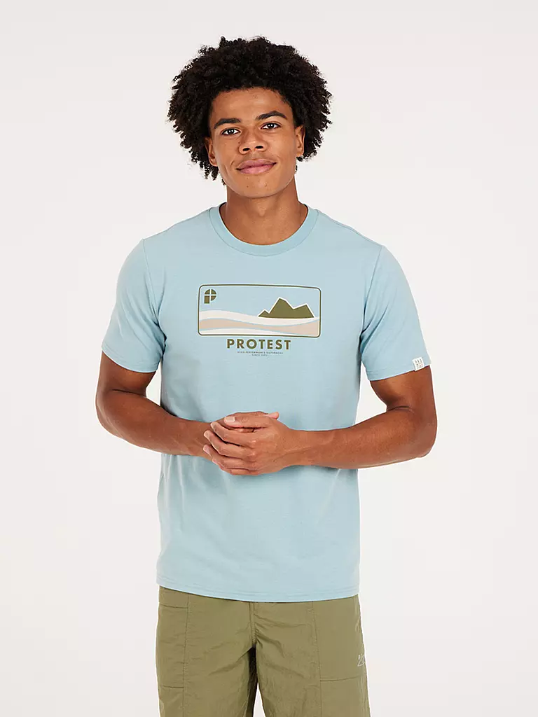 PROTEST | Herren T-Shirt PRTAMAGO | hellblau