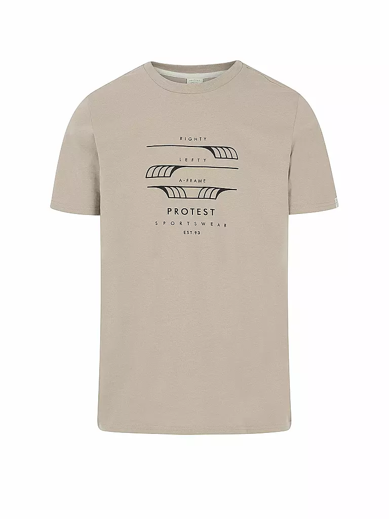 PROTEST | Herren T-Shirt PRTRIMBLE  | beige