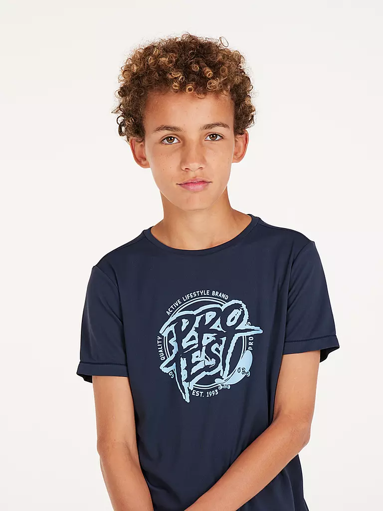 PROTEST | Jungen Lycrashirt PRTISLAND JR | dunkelblau