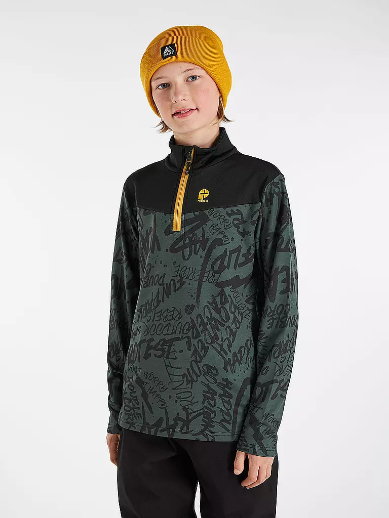 PROTEST | Jungen Snowboard Unterzieh Zipshirt Prtjoep jr Fleece | olive