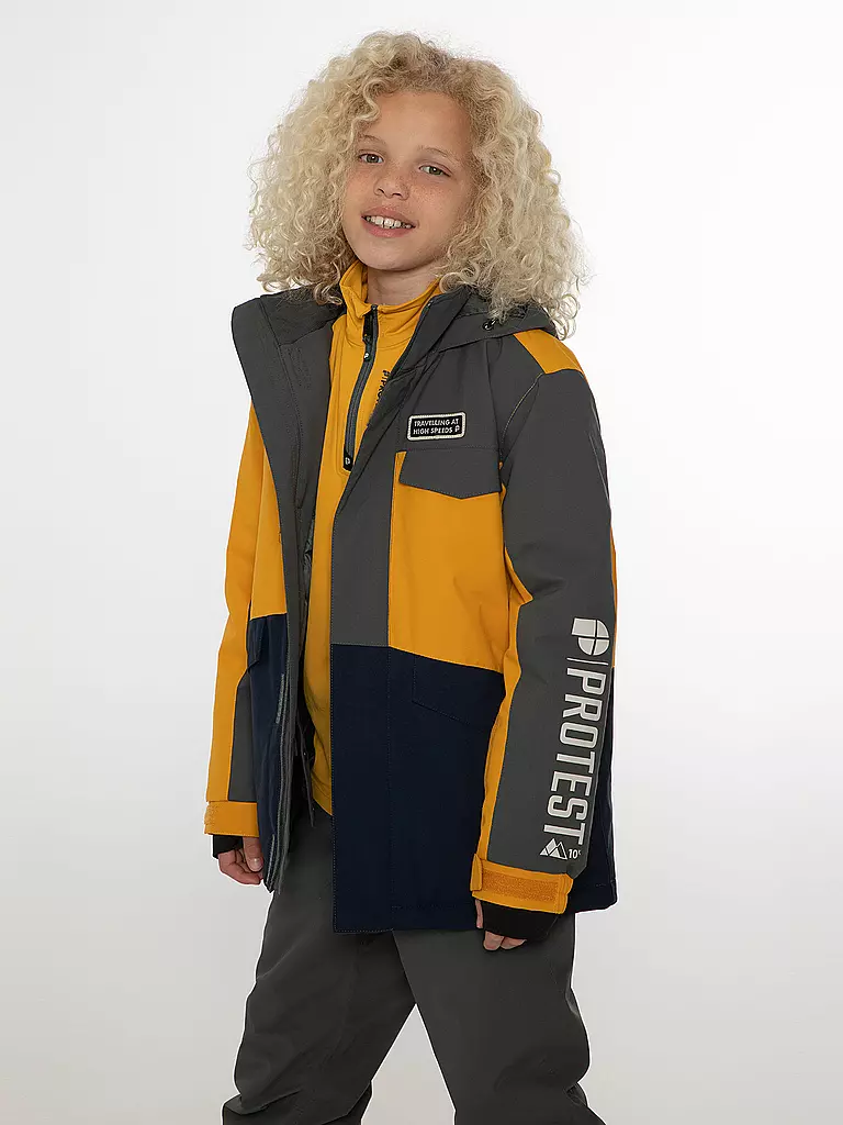 PROTEST | Jungen Snowboardjacke Simont jr | gelb