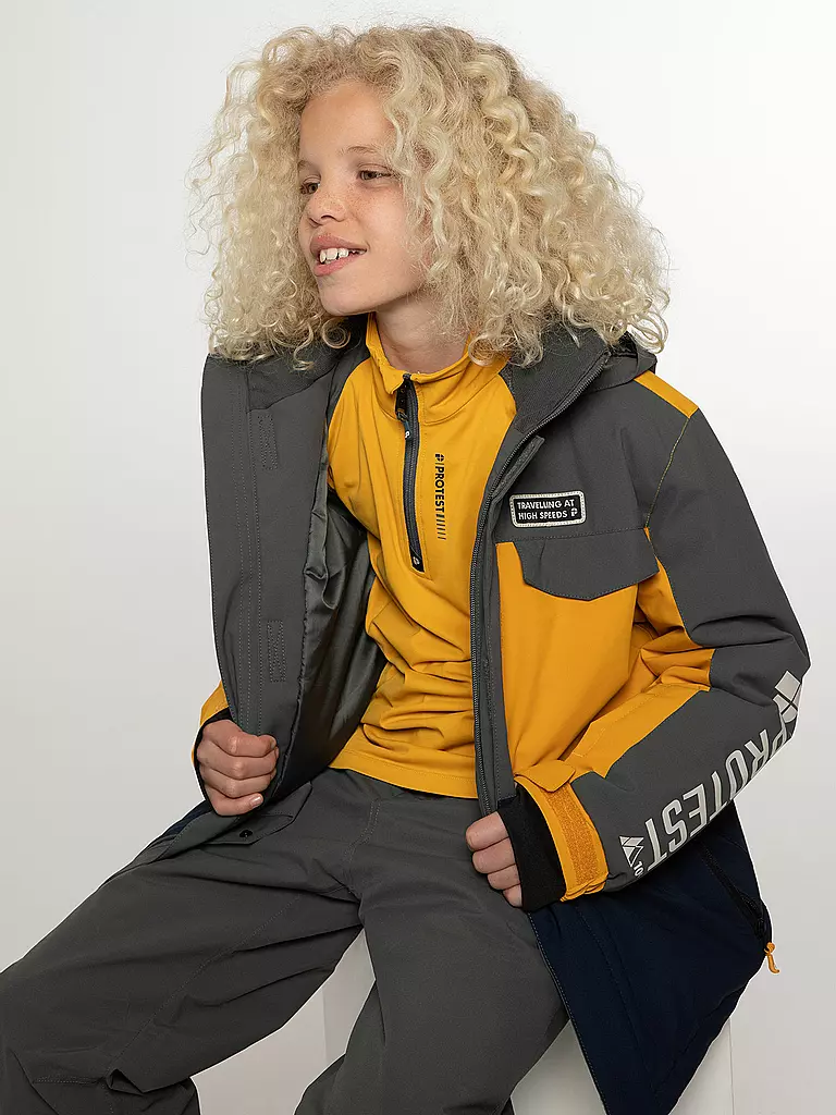 PROTEST | Jungen Snowboardjacke Simont jr | gelb