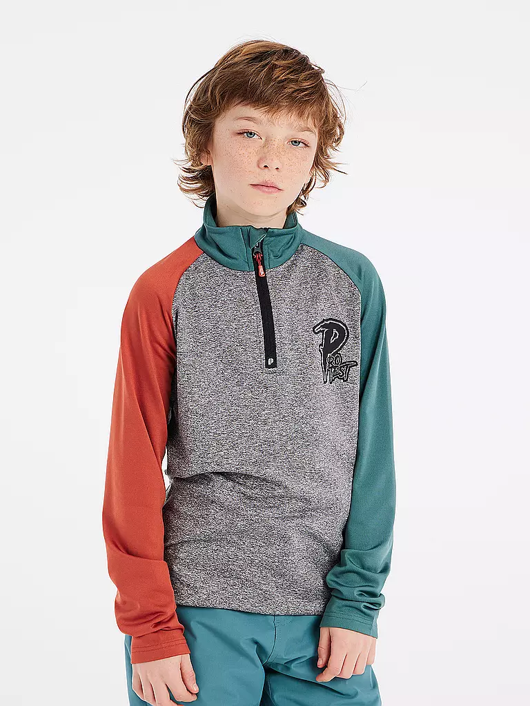 PROTEST | Kinder Ski UNterzieher PRTVALKI JR 1/4 Zip | grau