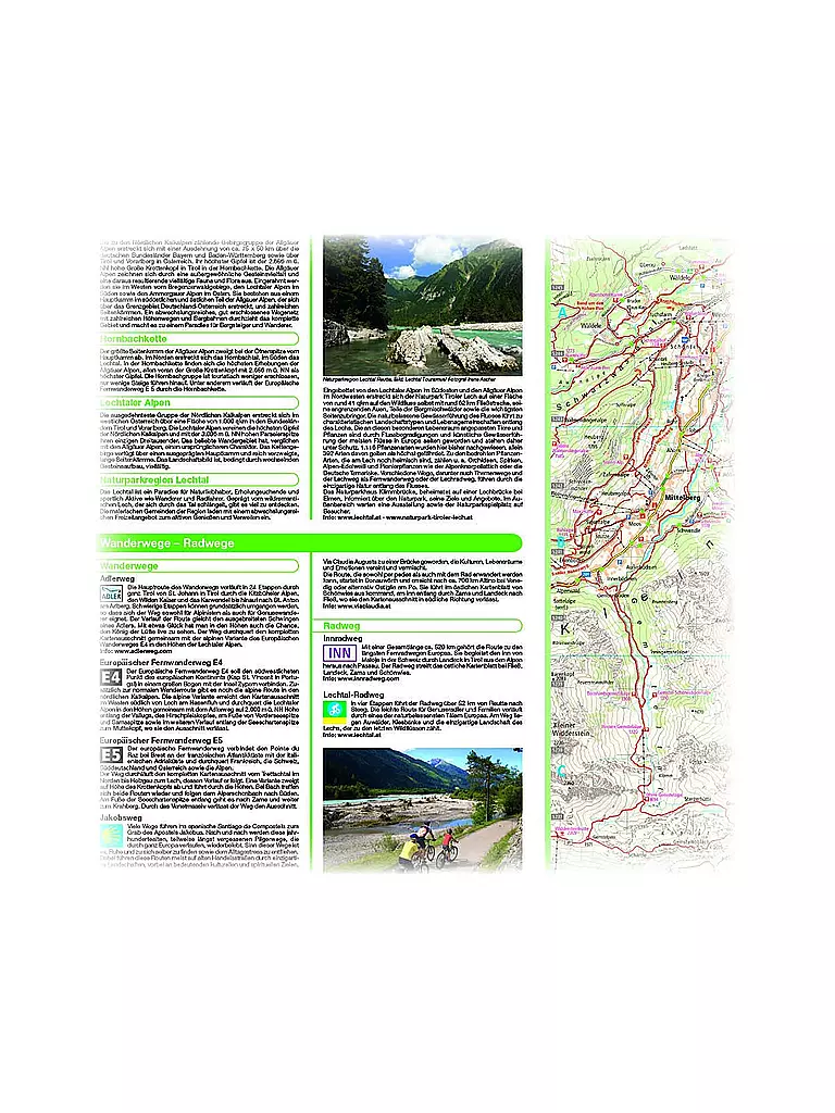 PUBLICPRESS | Wander- und Radkarte Lechtaler Alpen, 1:35.000 | keine Farbe