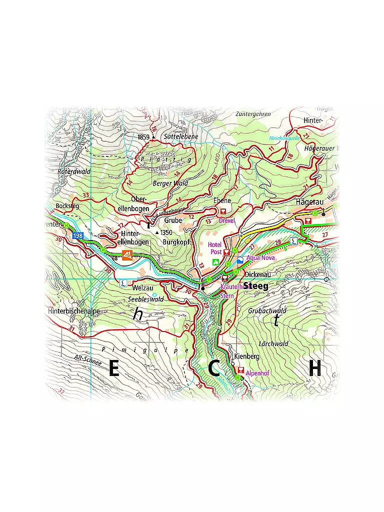 PUBLICPRESS | Wander- und Radkarte Lechtaler Alpen, 1:35.000 | keine Farbe