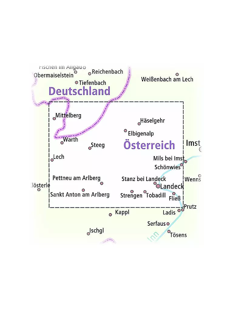 PUBLICPRESS | Wander- und Radkarte Lechtaler Alpen, 1:35.000 | keine Farbe